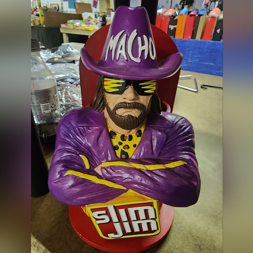 Macho Man Randy Savage Slim Jim Display